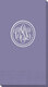 Double Circle Monogram Guest Towels Image 2 of 5